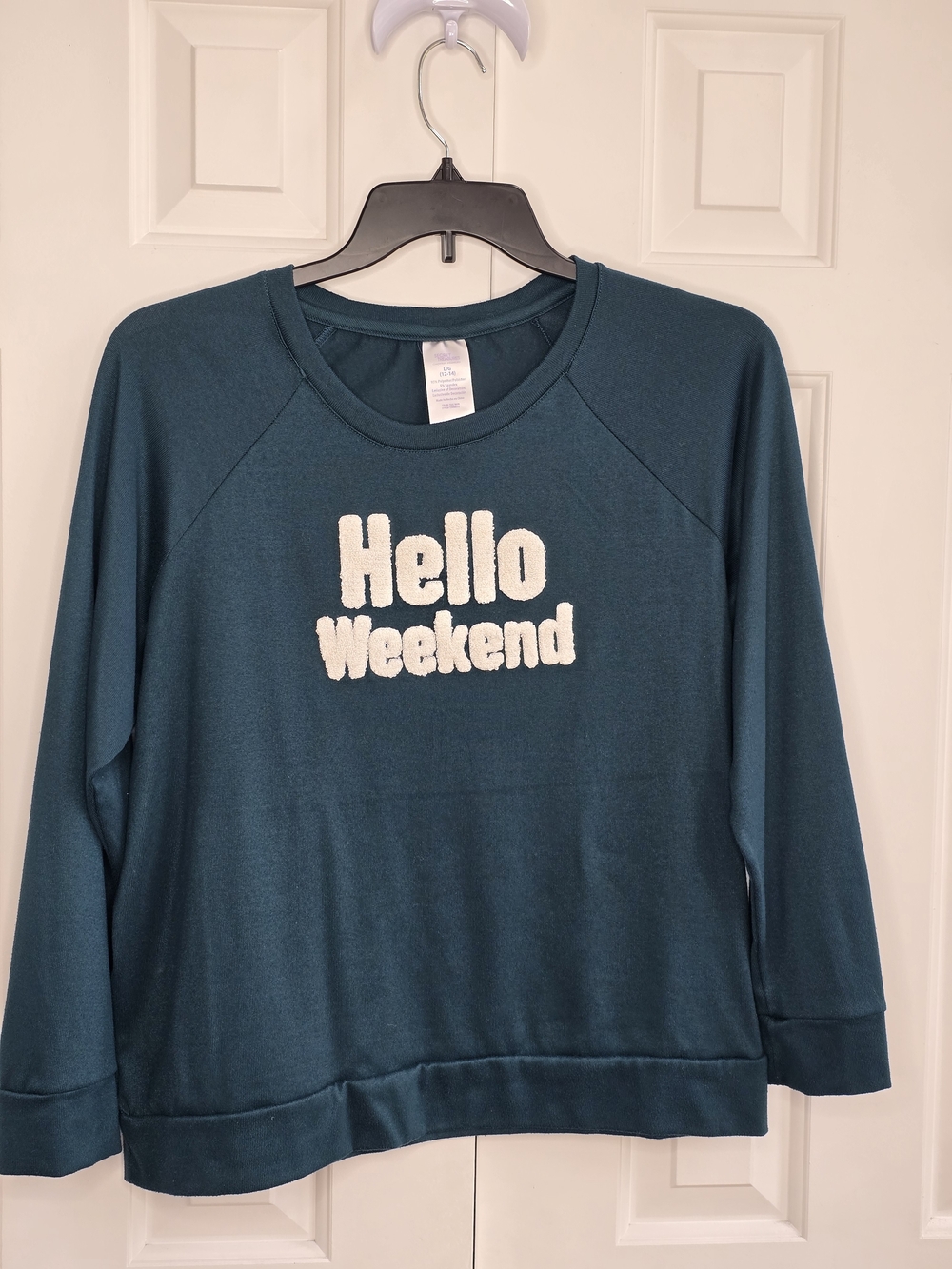 Secret Treasures Teal Sweatshirt/sleepwear Pullover